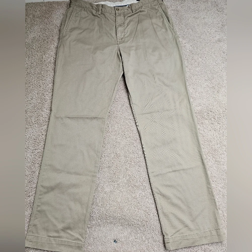 Ralph Lauren Polo Chino Khaki Dress Pants Slacks 38/34 Big And Tall